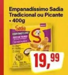 Rede Supermarket Empanadíssimo Sadia Tradicional ou Picante oferta