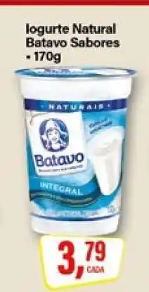 Rede Supermarket Iogurte Natural Batavo Sabores oferta
