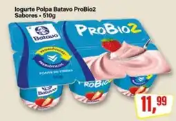 Rede Supermarket Iogurte Polpa Batavo ProBio2 Sabores oferta