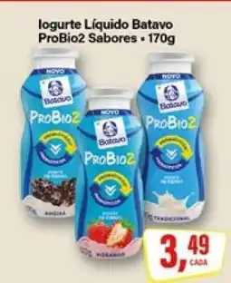 Rede Supermarket Iogurte Líquido Batavo ProBio2 Sabores oferta