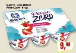 Rede Supermarket Iogurte Polpa Batavo Pense Zero Morango oferta