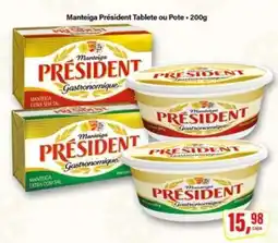 Rede Supermarket Manteiga Président Tablete ou Pote oferta