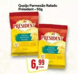 Rede Supermarket Queijo parmesão ralado Président 50g oferta