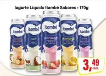 Rede Supermarket Iogurte Líquido Itambé Sabores oferta