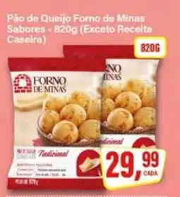 Rede Supermarket Pão de Queijo Forno de Minas Sabores oferta