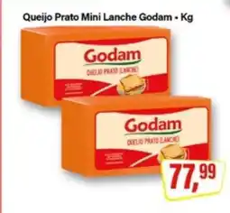 Rede Supermarket Queijo Prato Mini Lanche Godam oferta