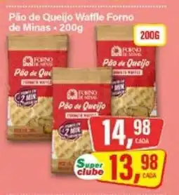 Rede Supermarket Pão de Queijo Waffle Forno de Minas oferta