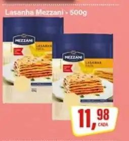 Rede Supermarket Lasanha Mezzani 500g oferta