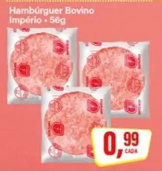 Rede Supermarket Hambúrguer Bovino Império oferta