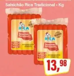 Rede Supermarket Salsichão Rica Tradicional oferta