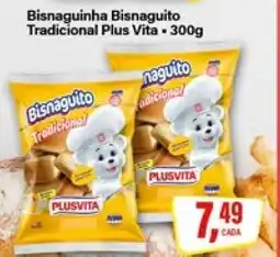 Rede Supermarket Bisnaguinha Bisnaguito Tradicional Plus Vita - 300g oferta