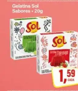 Rede Supermarket Gelatina Sol Sabores oferta
