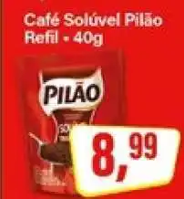 Rede Supermarket Café Solúvel Pilão Refil - 40g oferta