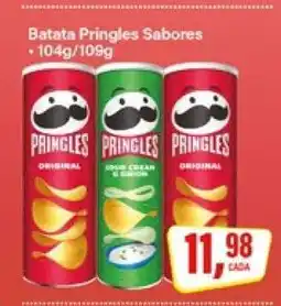 Rede Supermarket Batata Pringles Sabores oferta