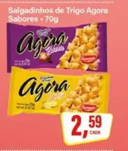 Rede Supermarket Salgadinhos de Trigo Agora Sabores oferta