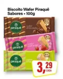 Rede Supermarket Biscoito Wafer Piraquê Sabores oferta
