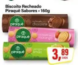 Rede Supermarket Biscoito Recheado Piraquê Sabores oferta
