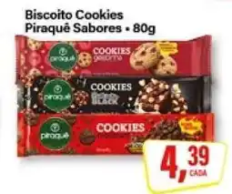 Rede Supermarket Biscoito Cookies Piraquê Sabores oferta
