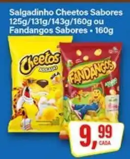 Rede Supermarket Salgadinho Cheetos Sabores ou Fandangos Sabores oferta