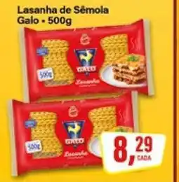 Rede Supermarket Lasanha de Sêmola Galo - 500g oferta