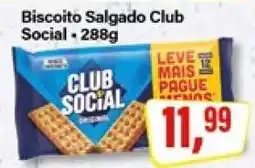 Rede Supermarket Biscoito Salgado Club Social oferta