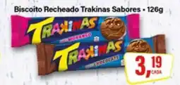 Rede Supermarket Biscoito Recheado Trakinas Sabores oferta