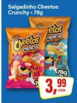Rede Supermarket Salgadinho Cheetos Crunchy - 78g oferta