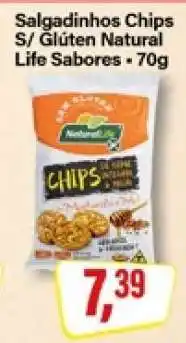 Rede Supermarket Salgadinhos Chips S/ Glúten Natural Life Sabores oferta