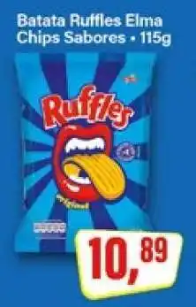 Rede Supermarket Batata Ruffles Elma Chips Sabores oferta
