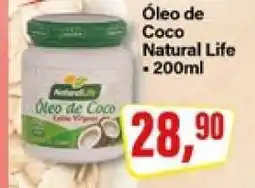 Rede Supermarket Óleo de Coco Natural Life - 200ml oferta