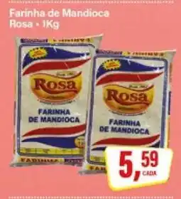 Rede Supermarket Farinha de Mandioca Rosa oferta