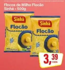 Rede Supermarket Flocos de Milho Flocão Sinhá oferta