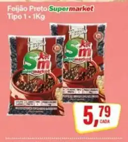 Rede Supermarket Feijão Preto Tipo 1 - 1Kg oferta