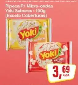 Rede Supermarket Pipoca P/ Micro-ondas Yoki Sabores oferta