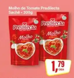 Rede Supermarket Molho de Tomate Predilecta Sachê - 300g oferta