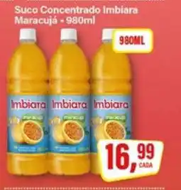 Rede Supermarket Suco Concentrado Imbiara Maracujá oferta