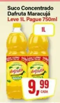 Rede Supermarket Suco Concentrado Dafruta Maracujá oferta