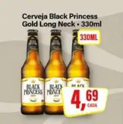 Rede Supermarket Cerveja Black Princess Gold Long Neck oferta