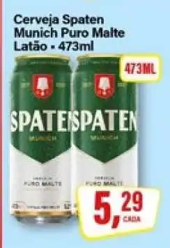 Rede Supermarket Cerveja Spaten Munich Puro Malte oferta