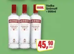 Rede Supermarket Vodka Smirnoff oferta