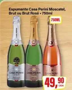 Rede Supermarket Espumante Casa Perini Moscatel, Brut ou Brut Rosé oferta