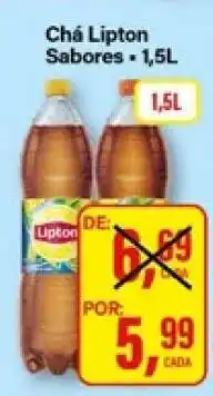 Rede Supermarket Chá Lipton Sabores oferta