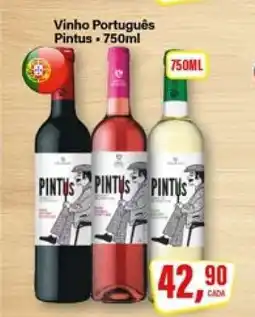 Rede Supermarket Vinho Português Pintus oferta