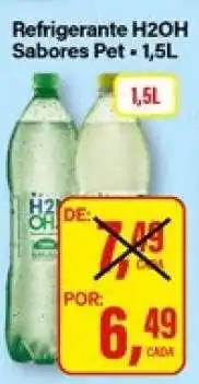Rede Supermarket Refrigerante H2OH Sabores Pet oferta