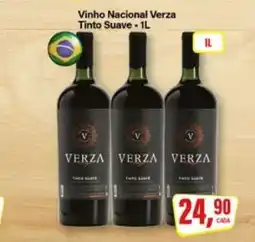 Rede Supermarket Vinho Nacional Verza Tinto Suave oferta