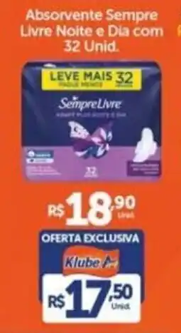 Atakarejo Absorvente Sempre Livre Noite e Dia oferta