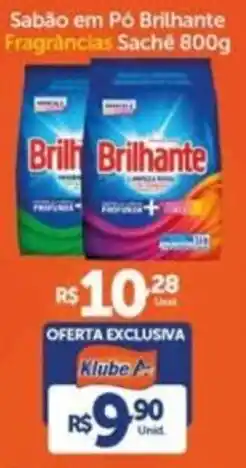 Atakarejo Sabão em Pó Brilhante Fragrâncias Sache oferta