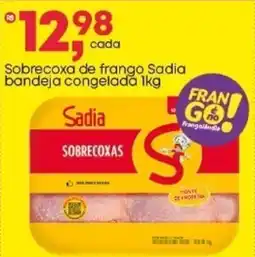 Frangolândia Sobrecoxa de frango Sadia bandeja congelada oferta