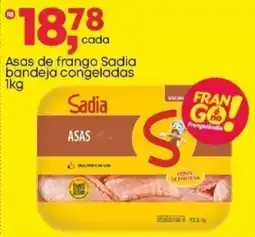 Frangolândia Asas de frango Sadia bandeja congeladas oferta