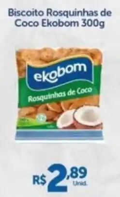 Atakarejo Biscoito Rosquinhas de Coco Ekobom oferta